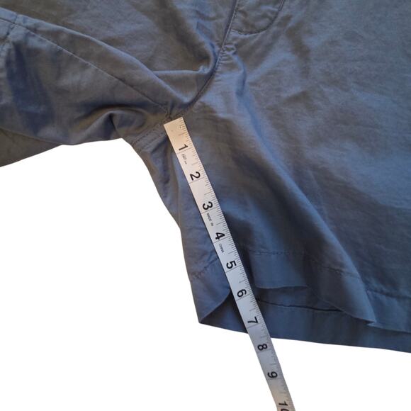 Patagonia All-wear Hemp & Cotton blend shorts, lightweight 6" inseam, sz 32 blue - Picture 7 of 10